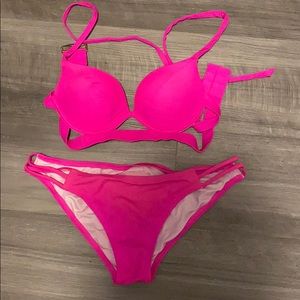 Hot pink Victoria’s Secret bikini